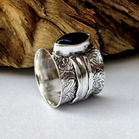 Sleek 925 Sterling Silver Marquise Ring